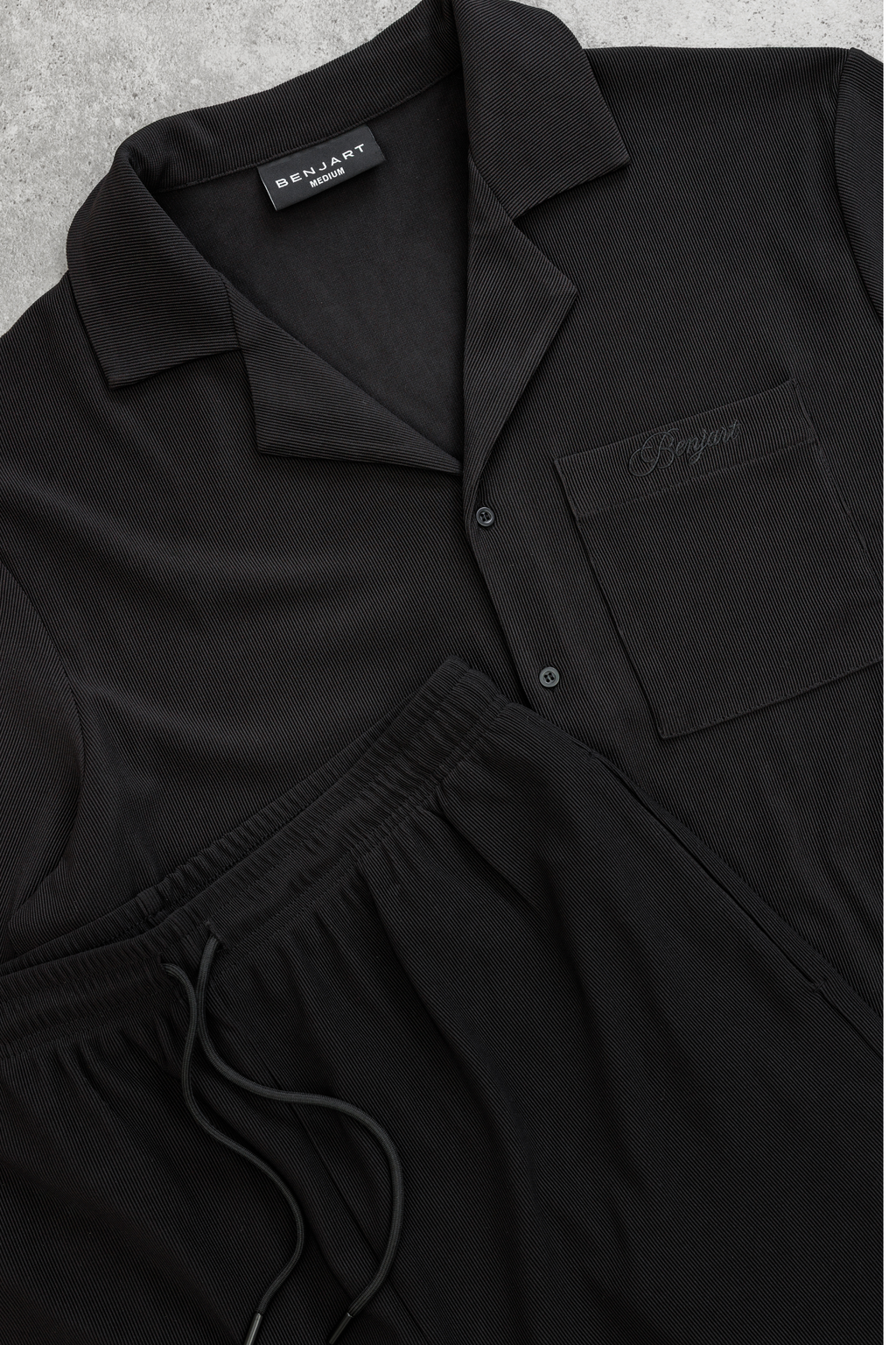Benjart Resort Shirt - Black