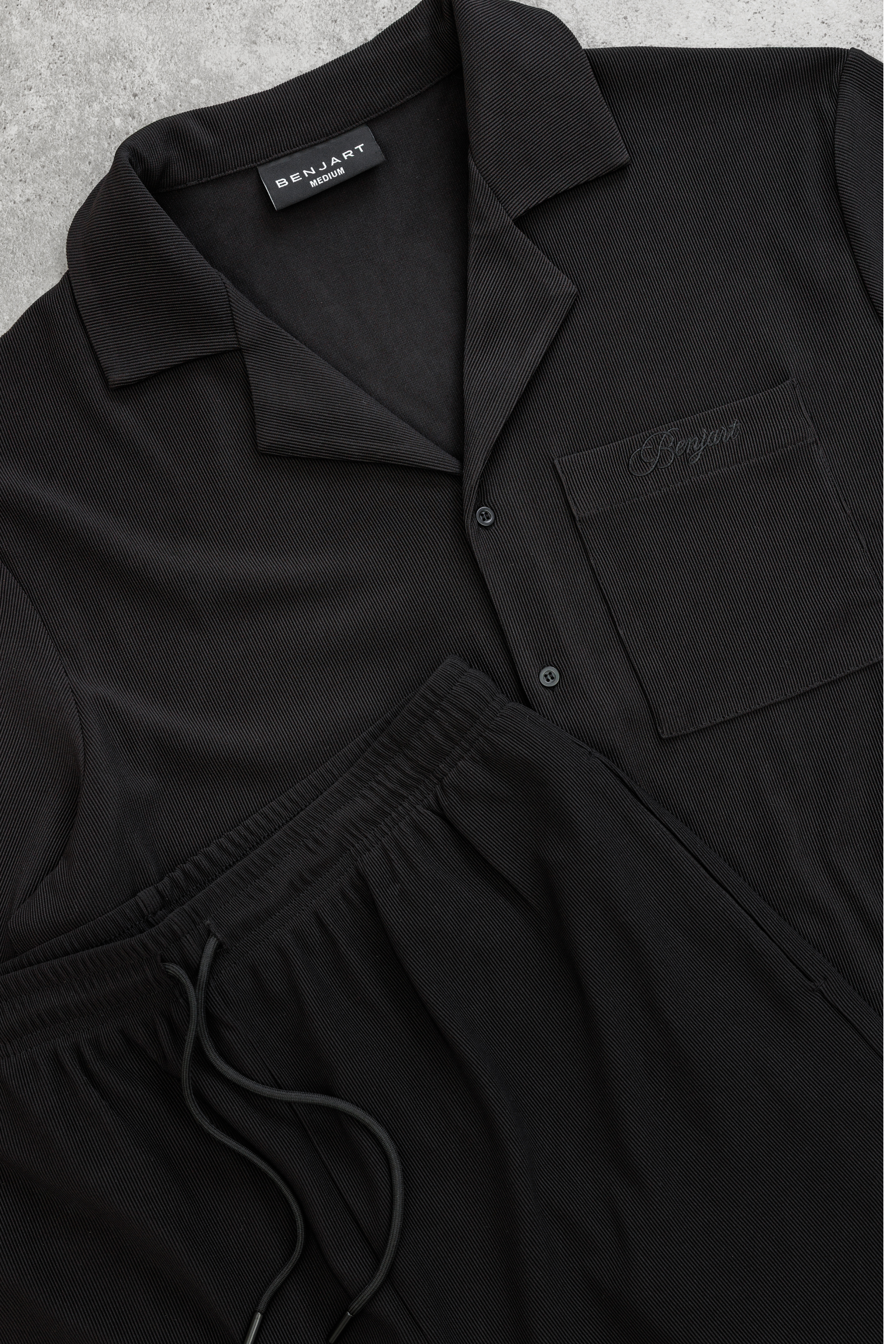 Benjart Resort Shirt - Black