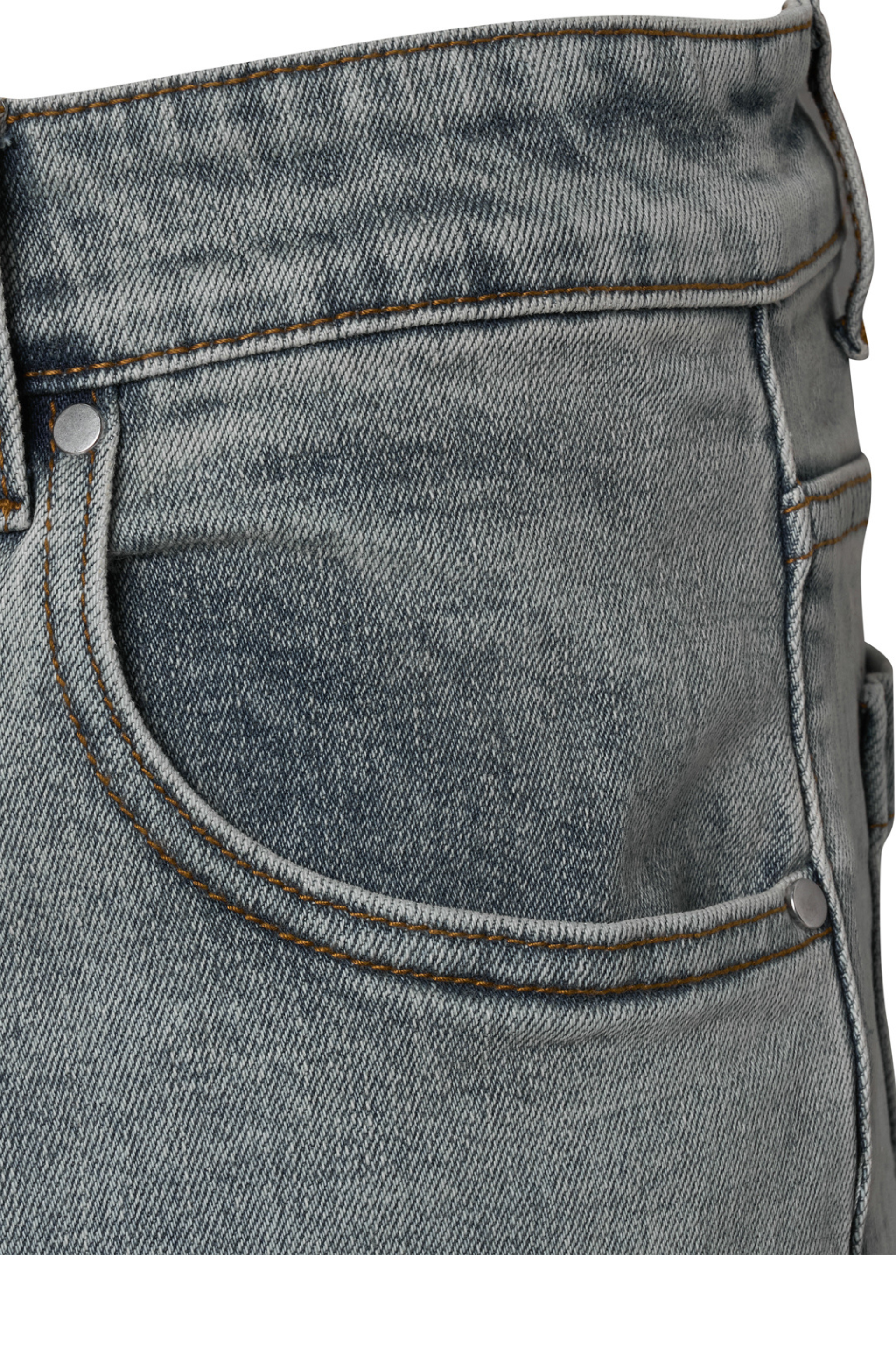 Benjart Heritage Fade Distressed Denim Shorts