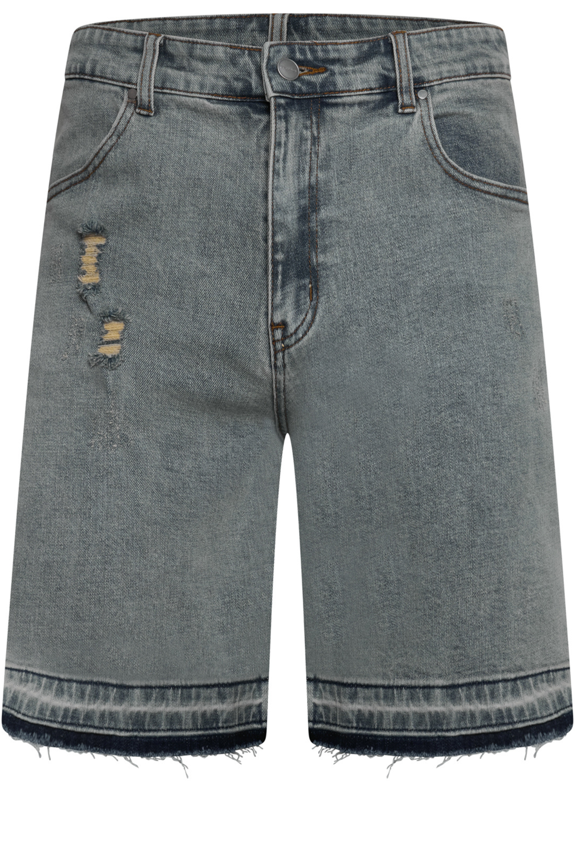 Benjart Heritage Fade Distressed Denim Shorts