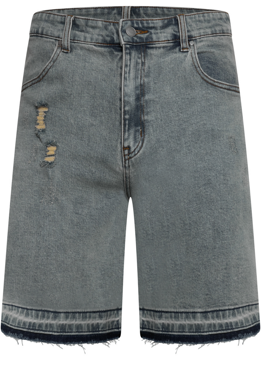 Benjart Heritage Fade Distressed Denim Shorts