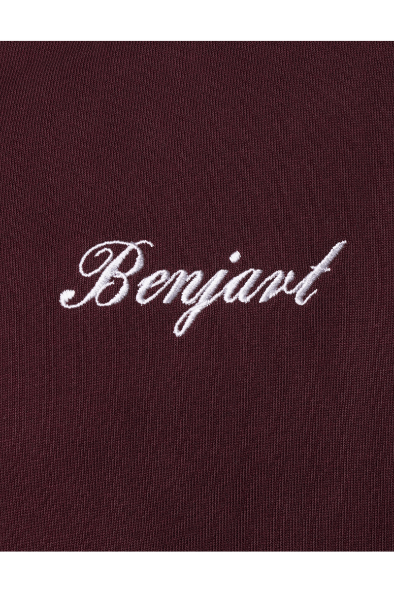 Signature Zip Hood - Burgandy