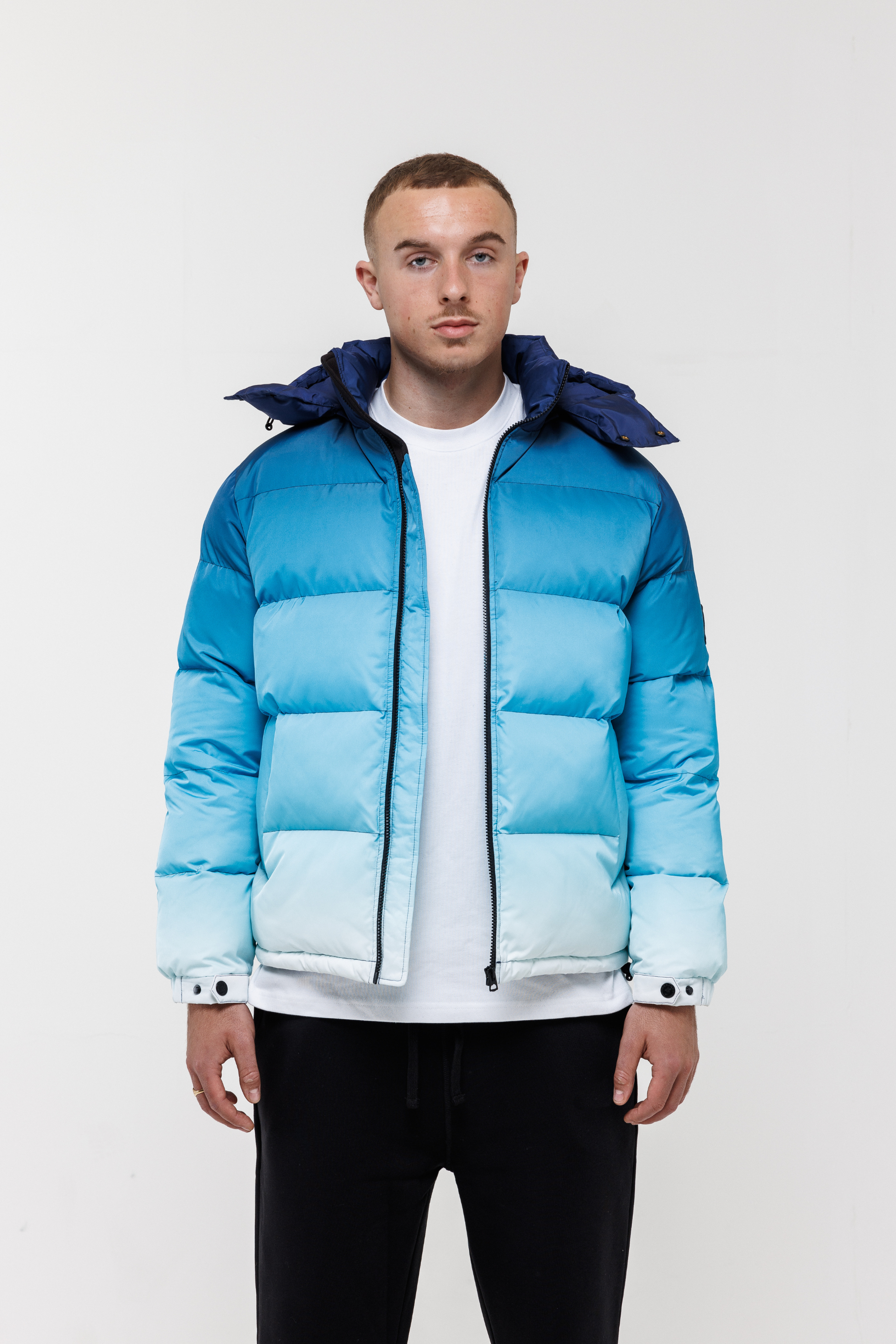 Gradient Puffer -  Blue