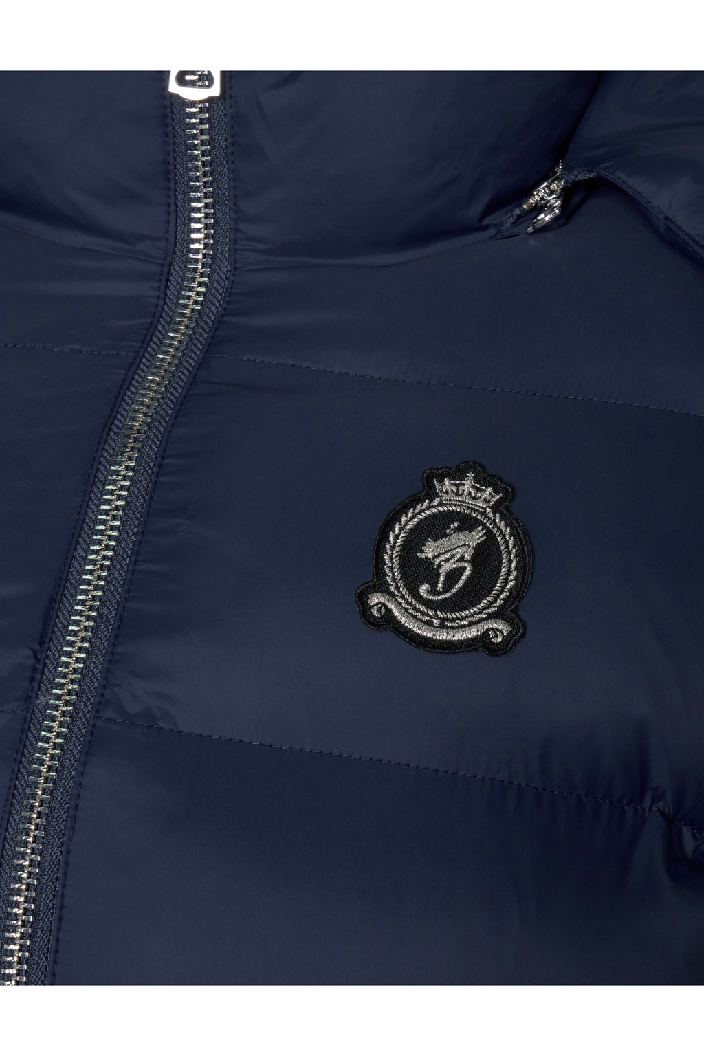 HRH Puffer Chrome Zip - Navy