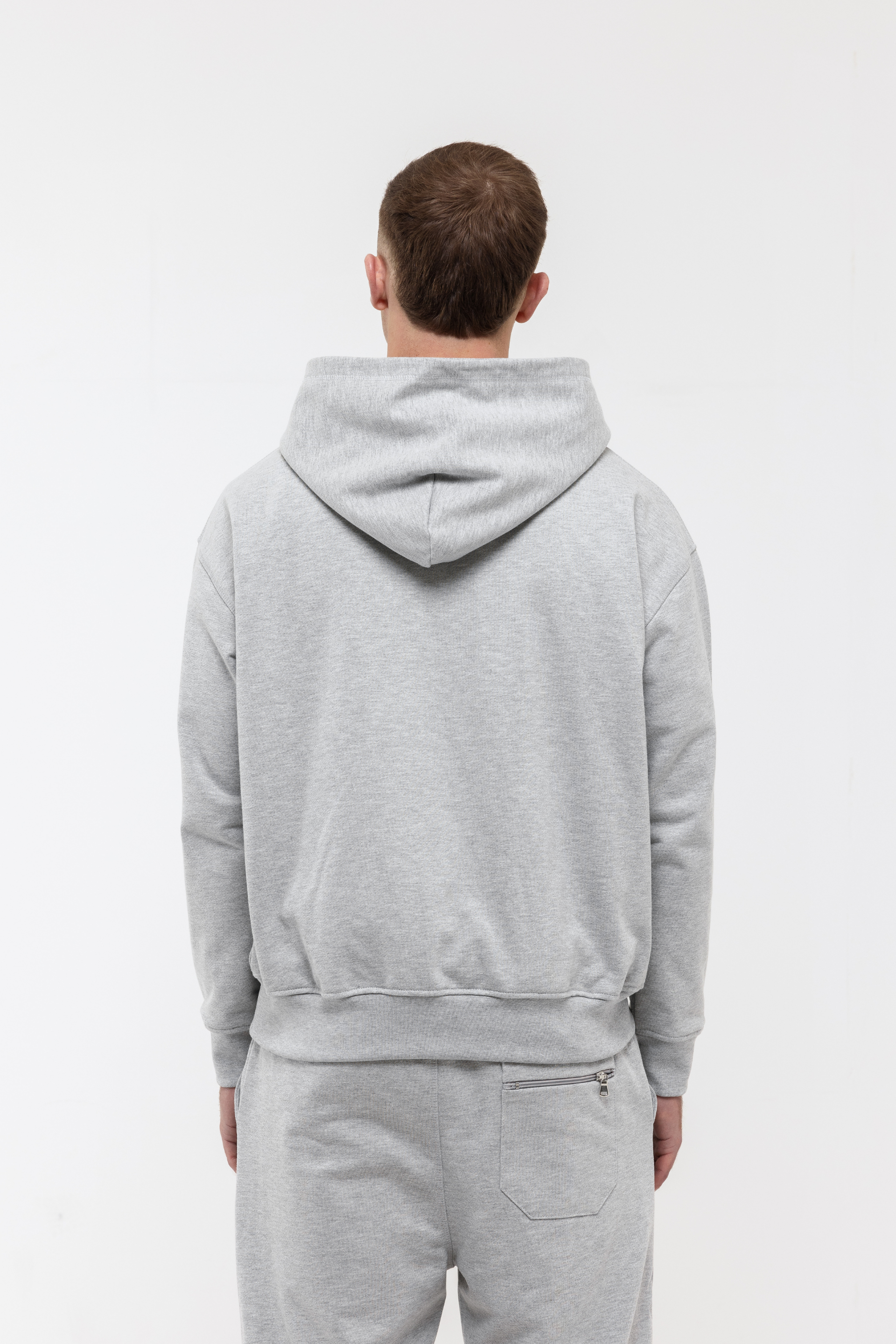 Chenille Pullover - Melange Grey