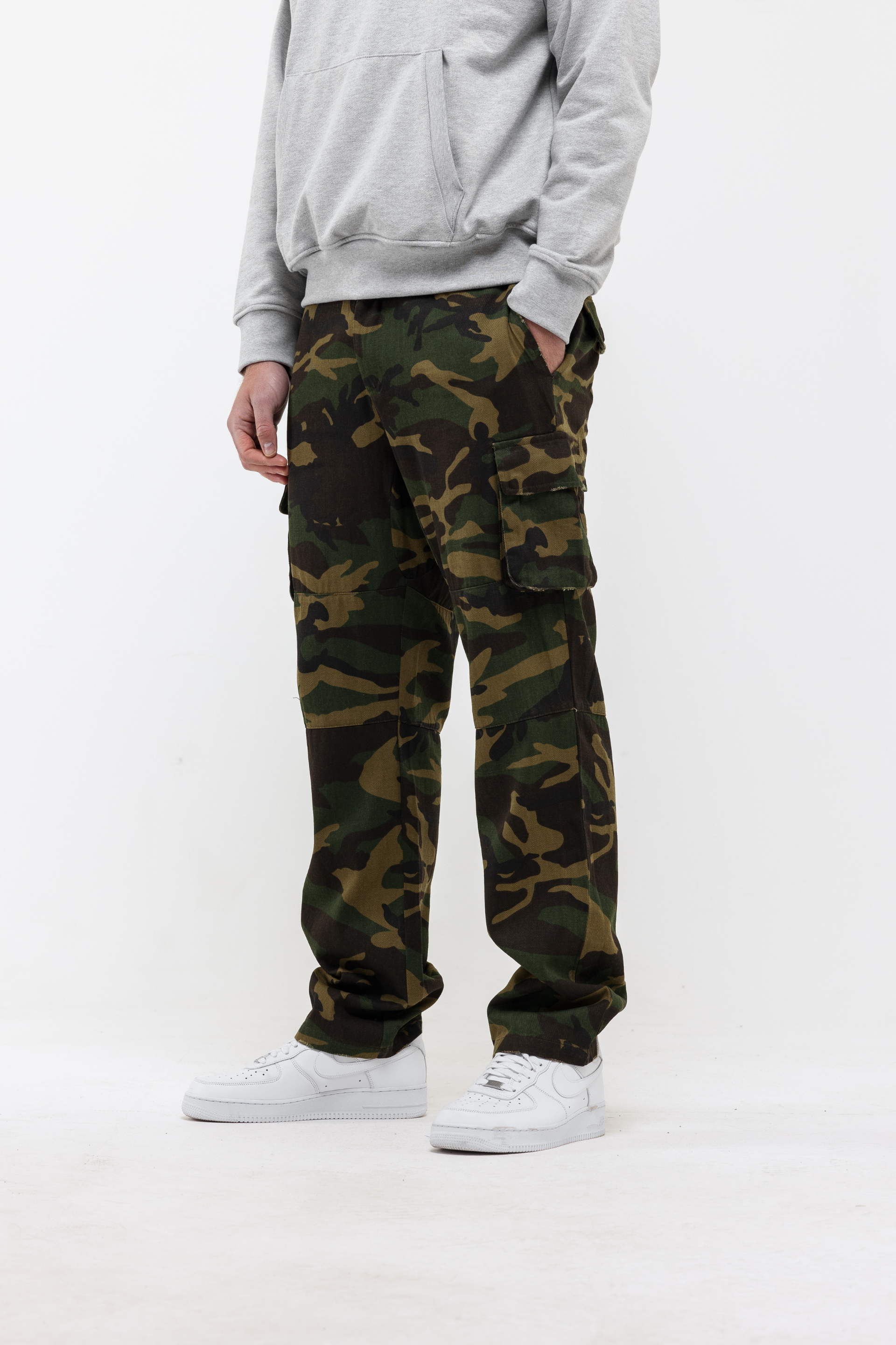 Camo Combats Pants - GREEN