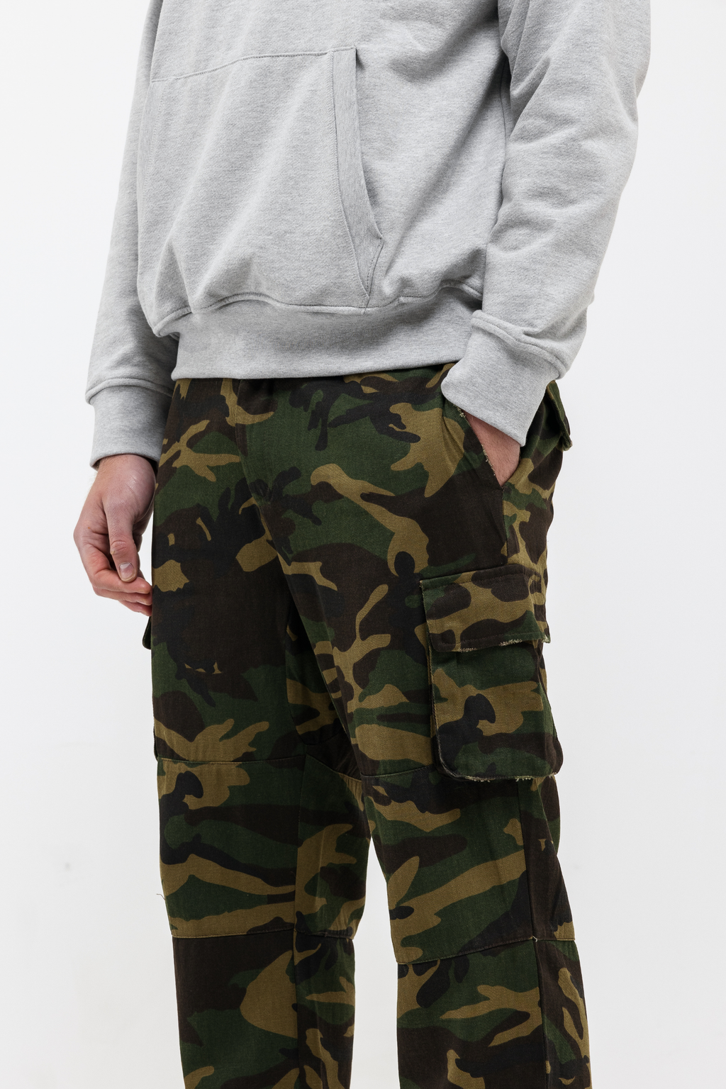 Camo Combats Pants - GREEN