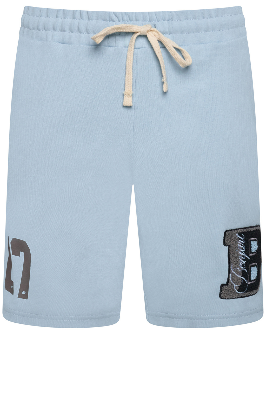 Cursive Shorts - Ice Blue