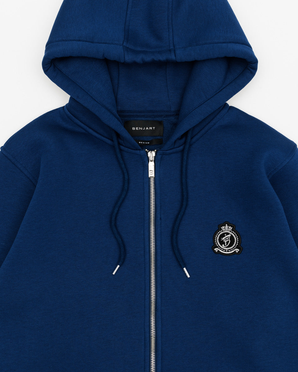 HRH Classic Zip Hood - Navy Blue