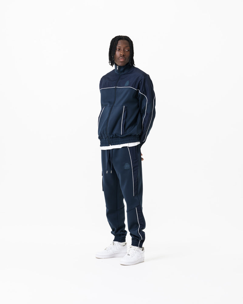 Tonal HRH Track Jacket - Navy