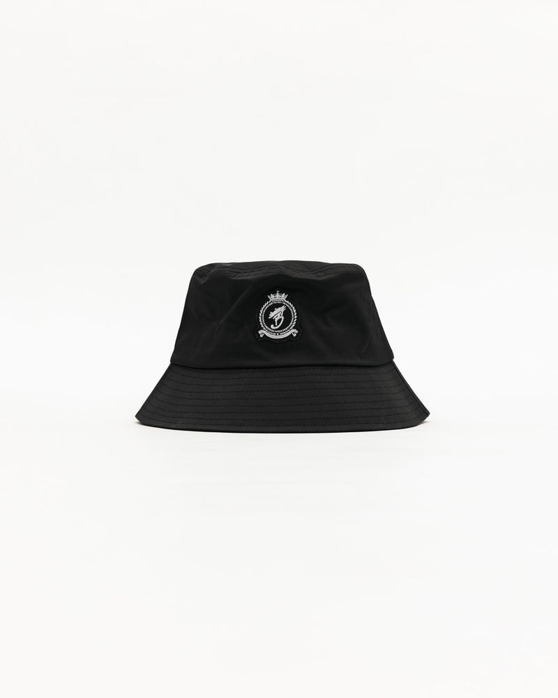 HRH Nylon Bucket Hat - Black
