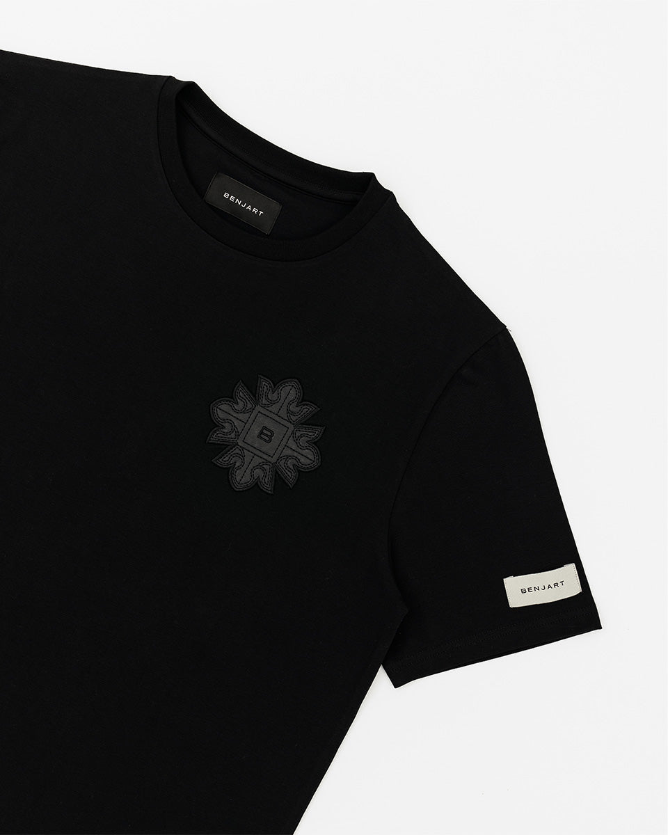 Emblem Patch T-shirt - Black