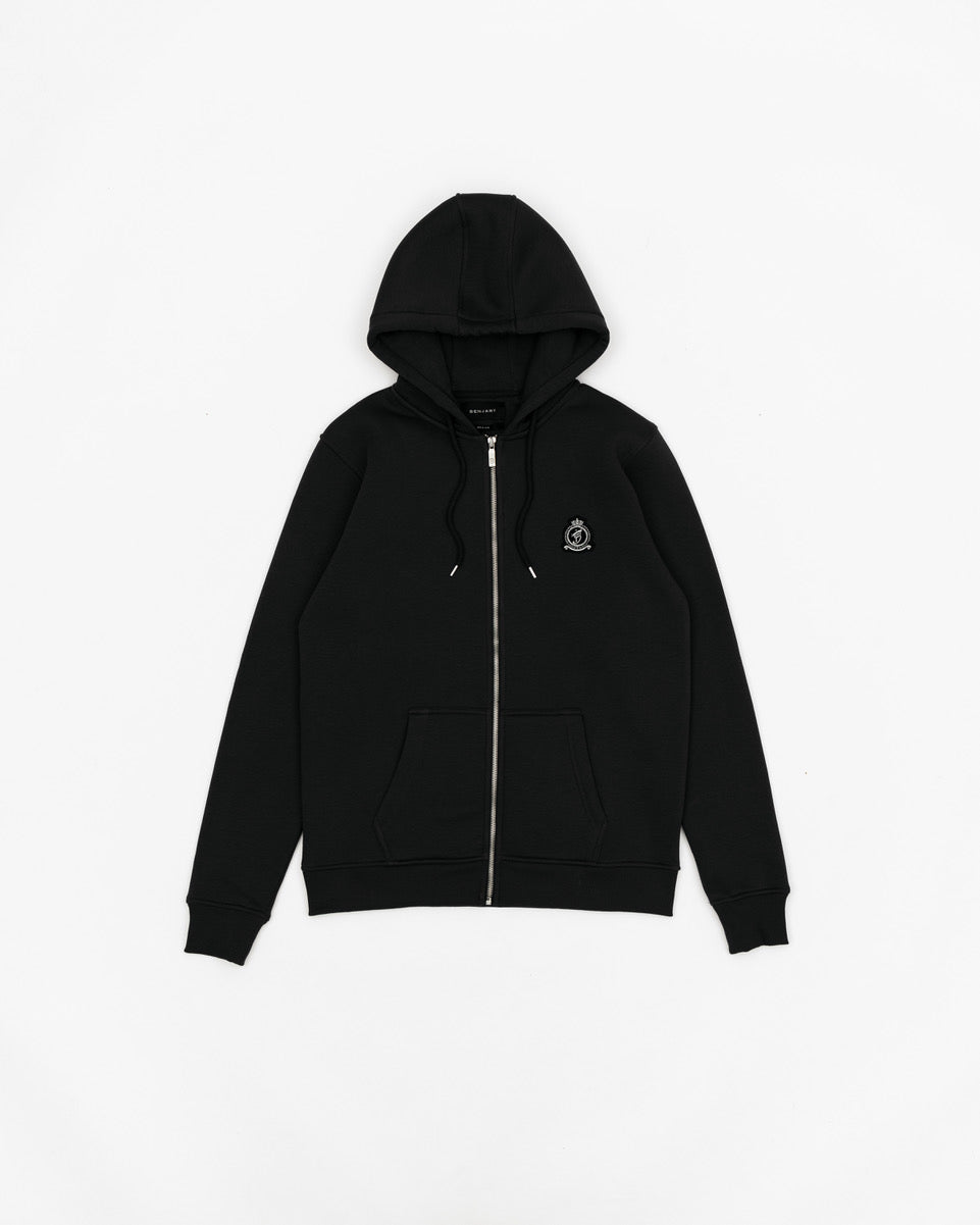HRH Classic Zip Hood - Black