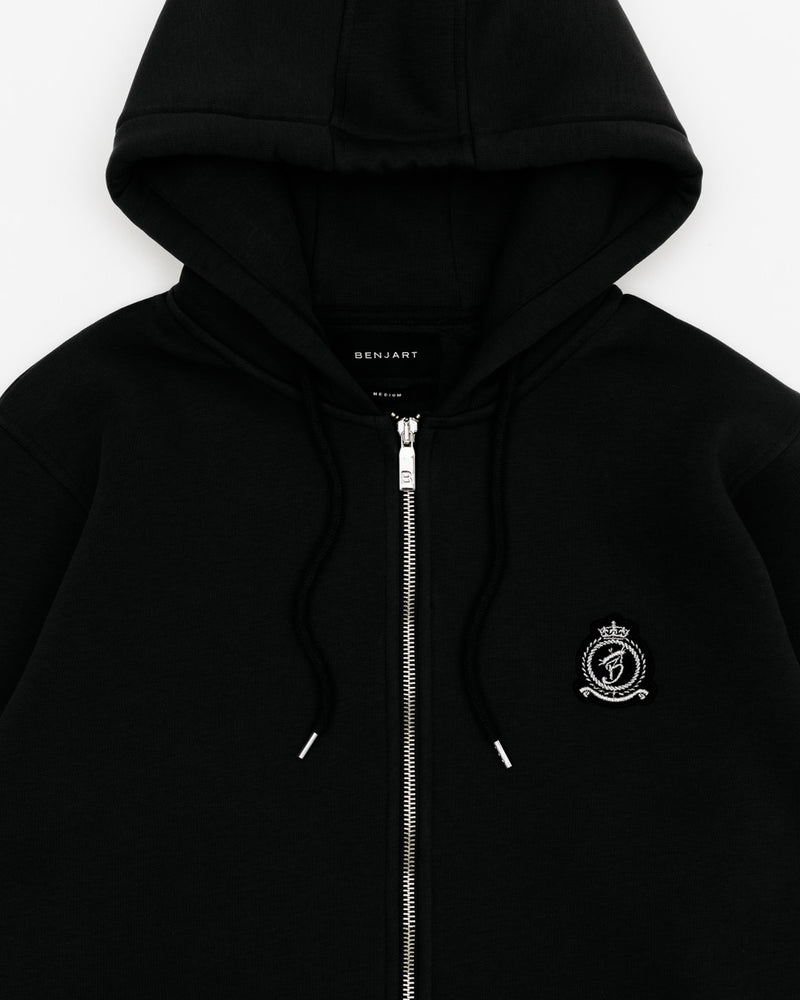 HRH Zip Hood - Black