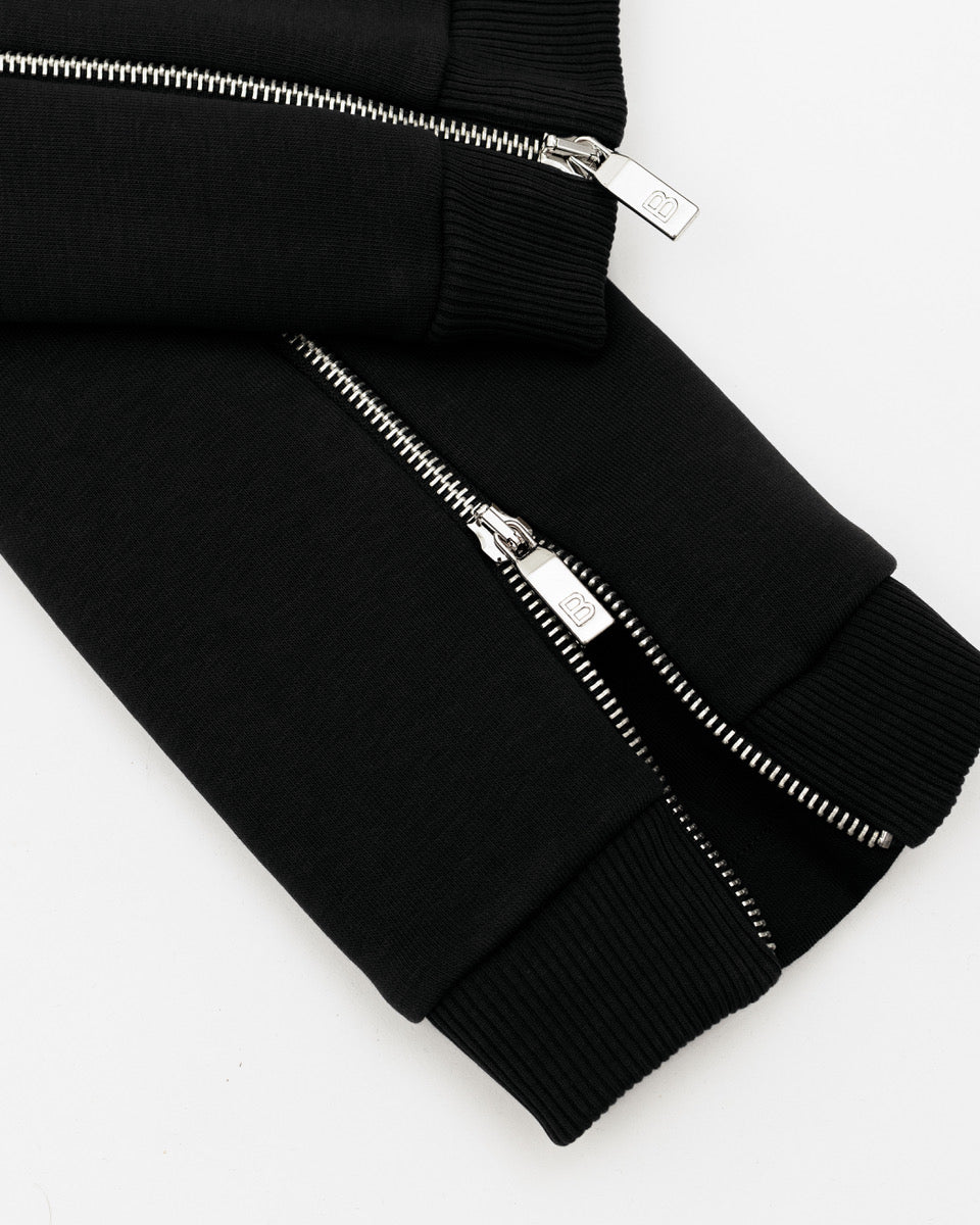 HRH Classic Zip Joggers - Black