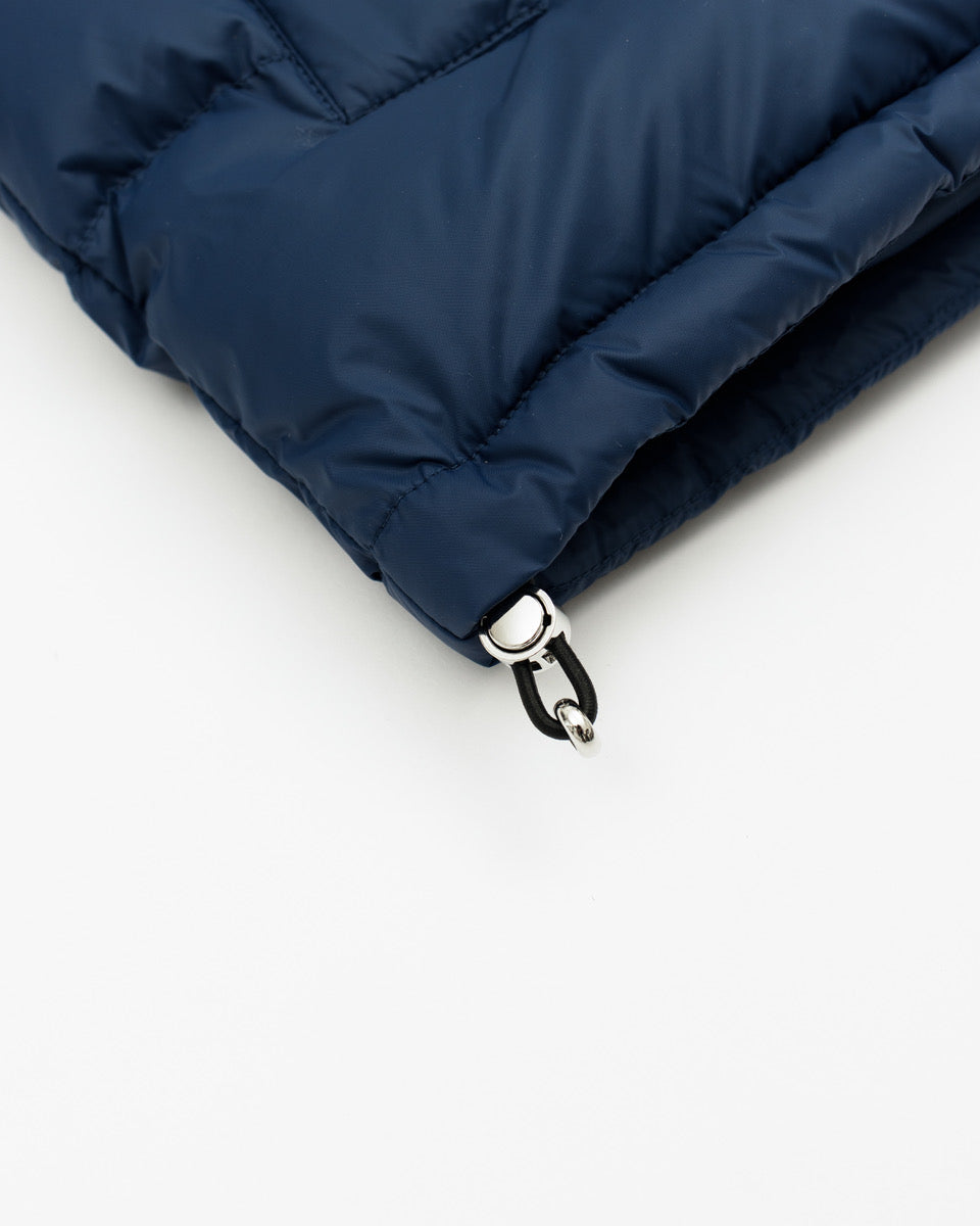 HRH Hooded Gilet - Navy/Chrome