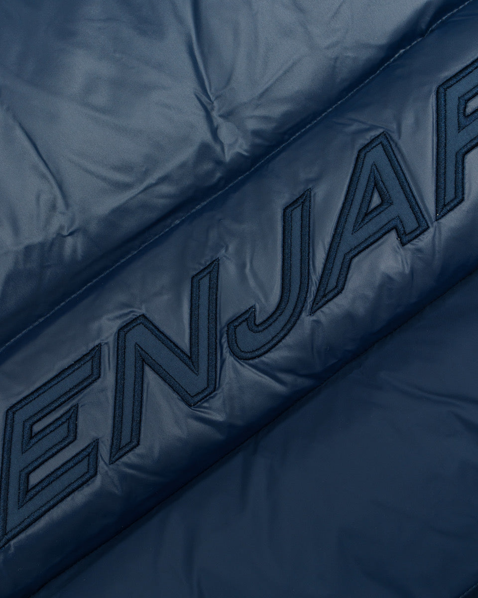 HRH Hooded Gilet - Navy/Chrome