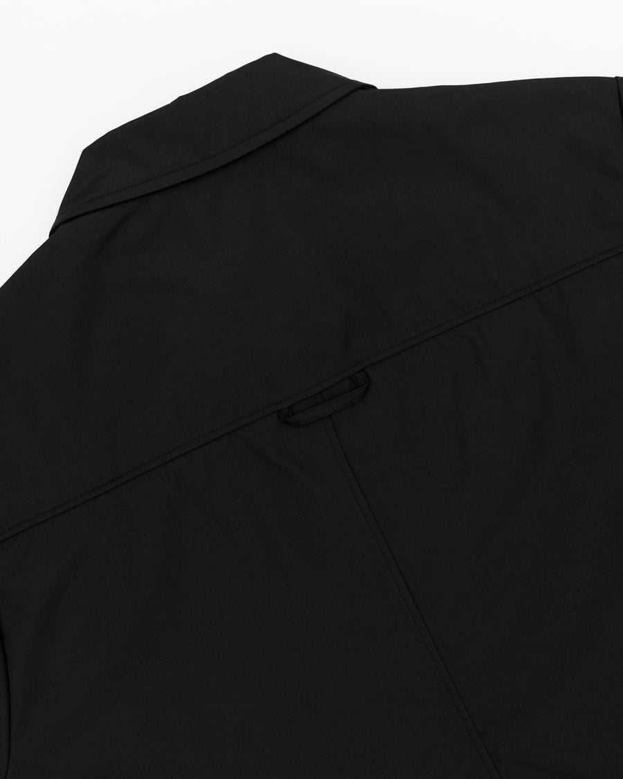 [COSYHARU公式]Shoulder Zipper Deep Black Banpal T-shirt COSYHARU (コシハル) - ショルダージッパーディープブラック半袖