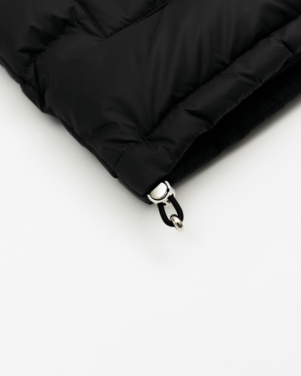 HRH Hooded Gilet - Black/Chrome