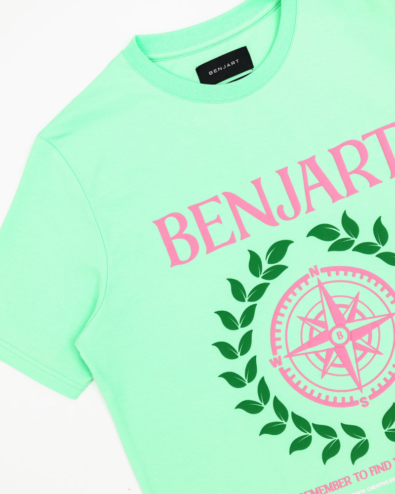Compass T-Shirt - Mint Green