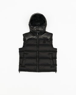 HRH Hooded Gilet - Triple Black