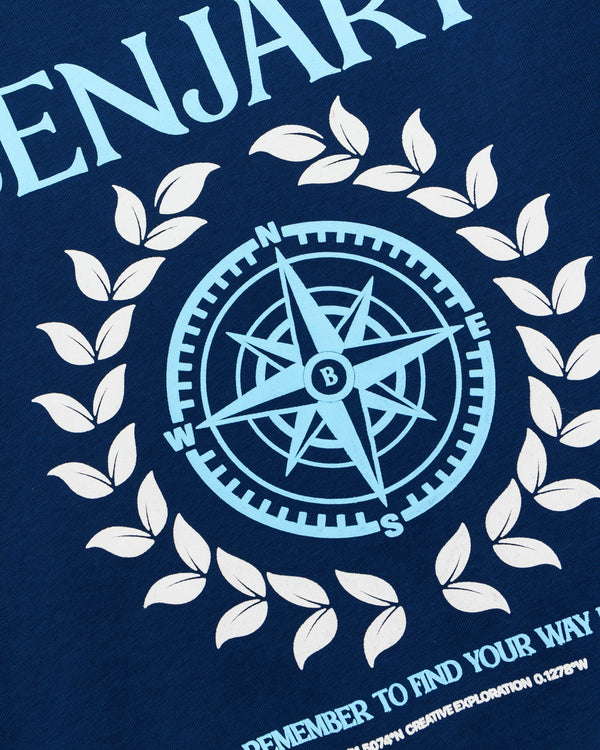 Compass Sweatshirt - Navy Blue