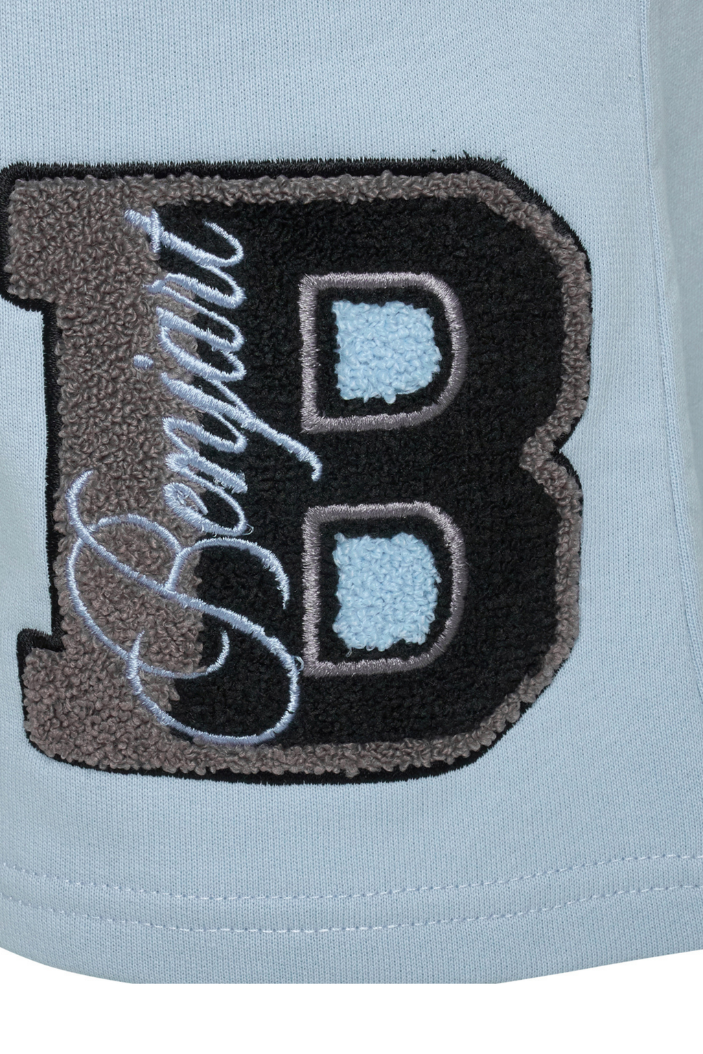 Cursive Shorts - Ice Blue
