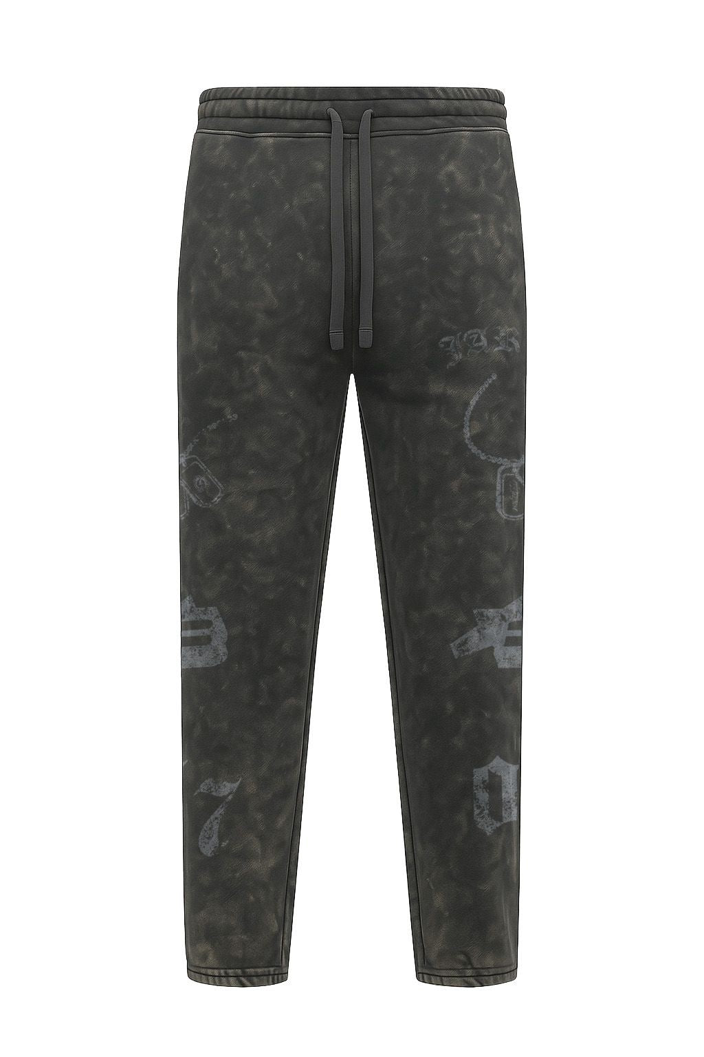 Benjart JART Regal Crest Joggers in acid navy, side view