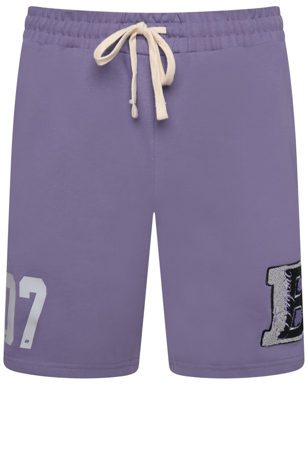 Cursive Shorts - Purple