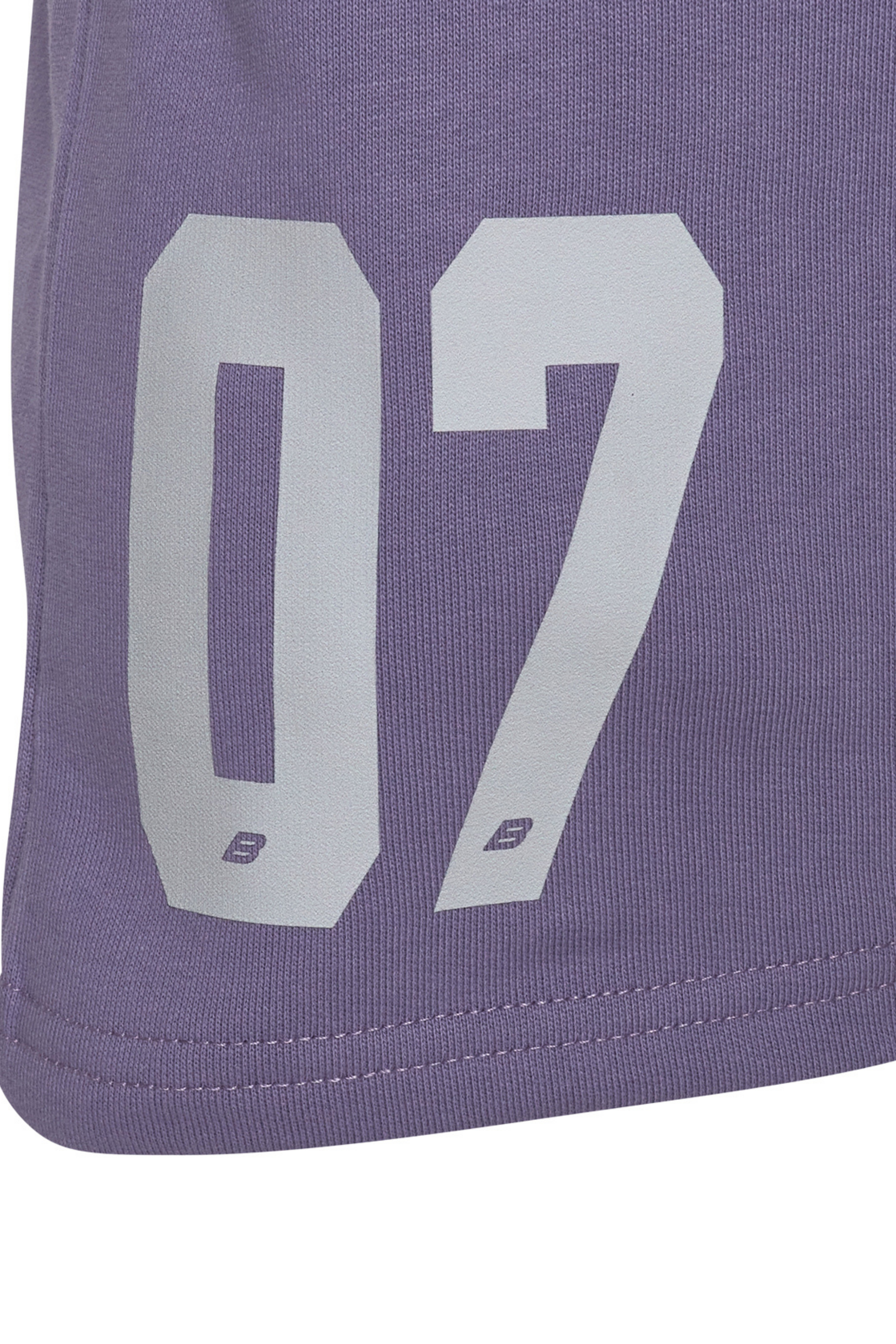 Cursive Shorts - Purple