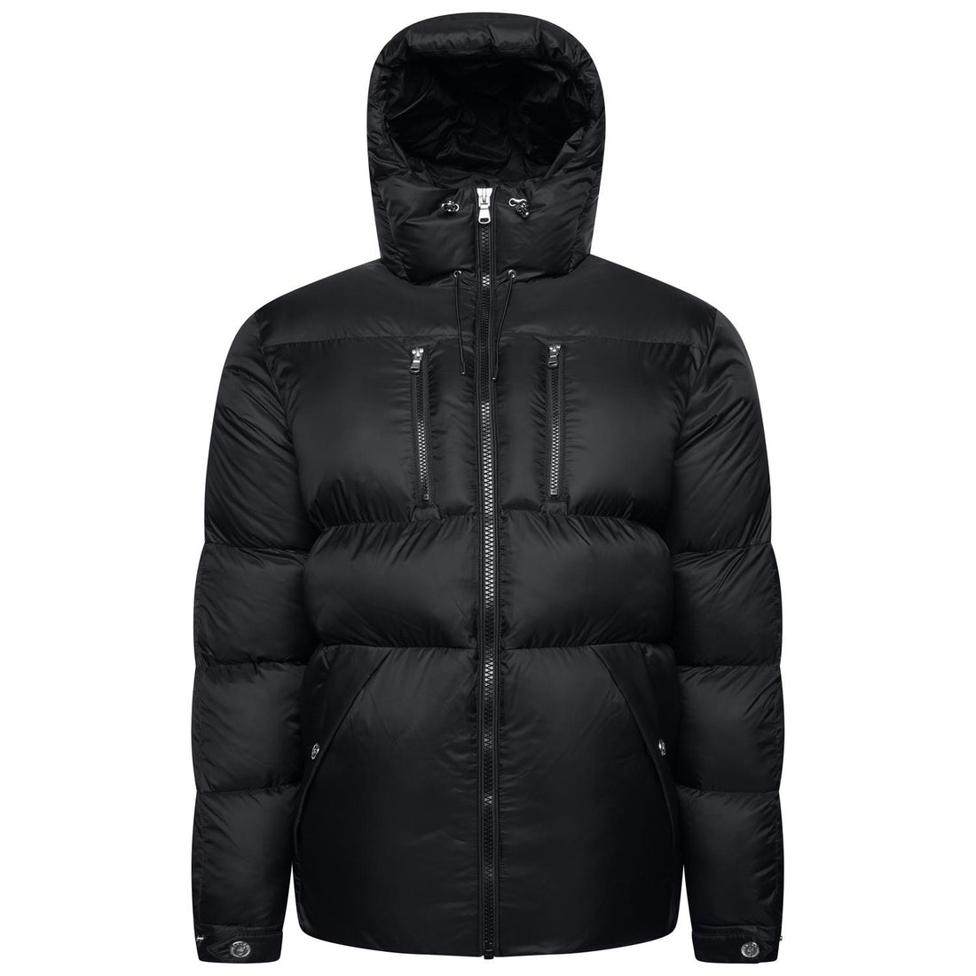 Benjart Dual Phantom Puffer in triple black, detail view