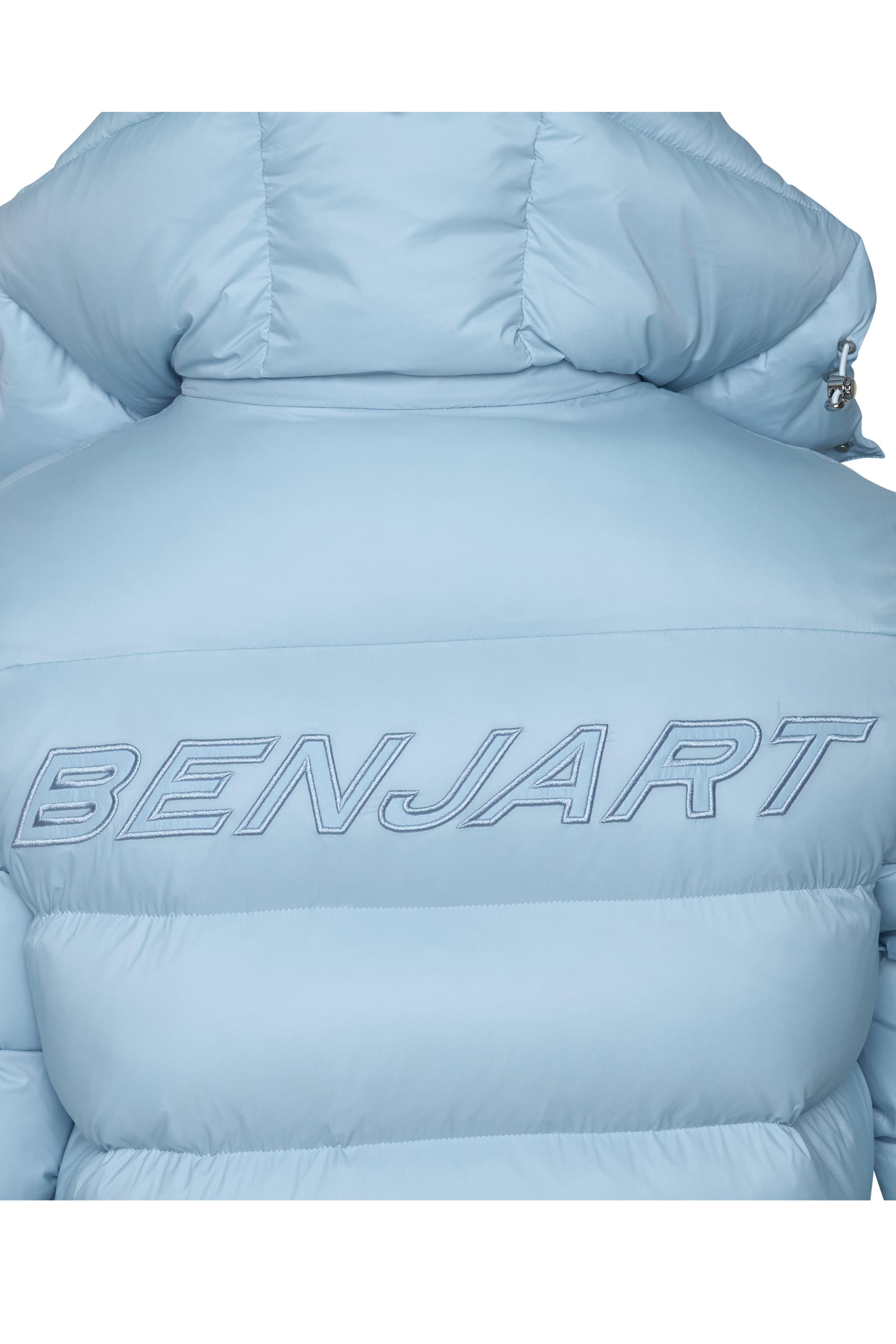 HRH Puffer Chrome Zip - Ice Blue