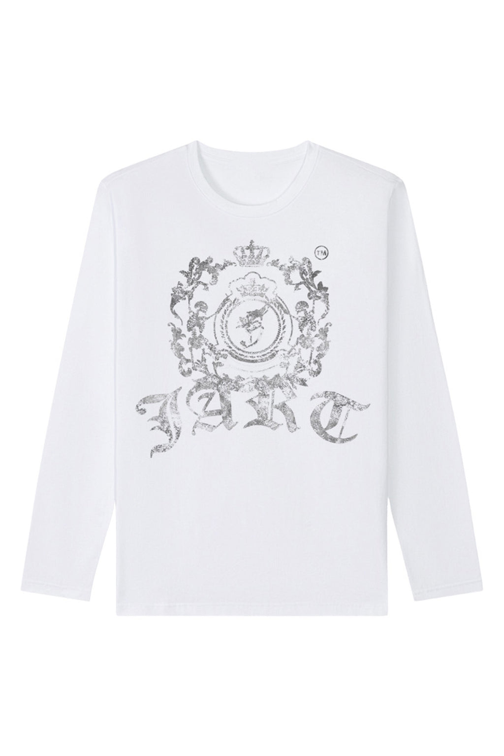 JART Regal Crest Long Sleeve Tee - White