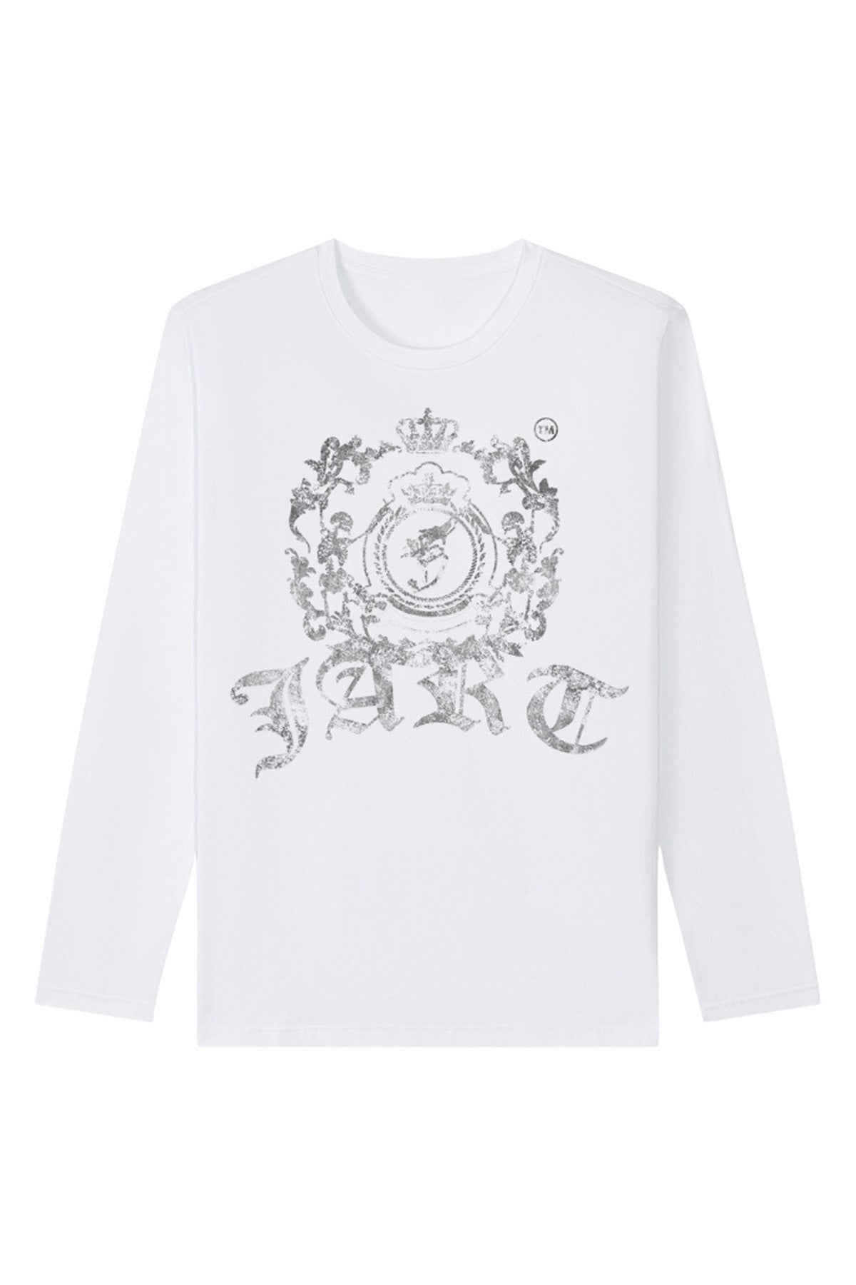 JART Regal Crest Long Sleeve Tee - White