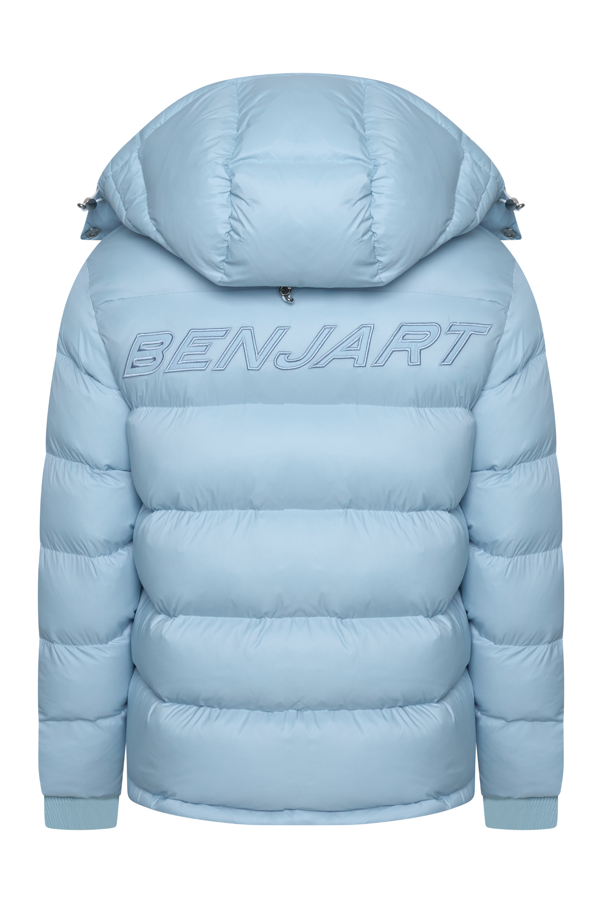 HRH Puffer Chrome Zip - Ice Blue