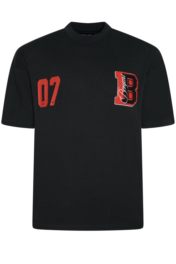 Cursive T-Shirt - Black/Red