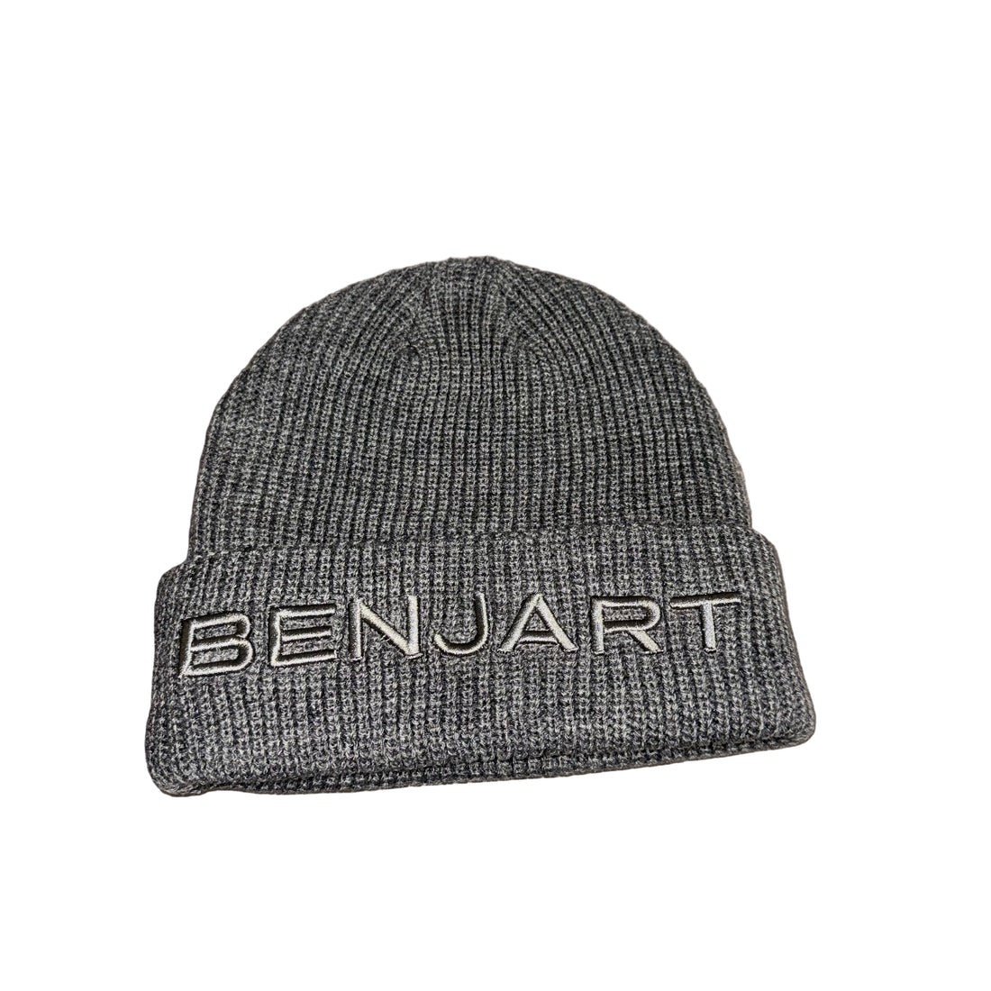 Benjart Knitted Beanie 2.0 in grey, detail view