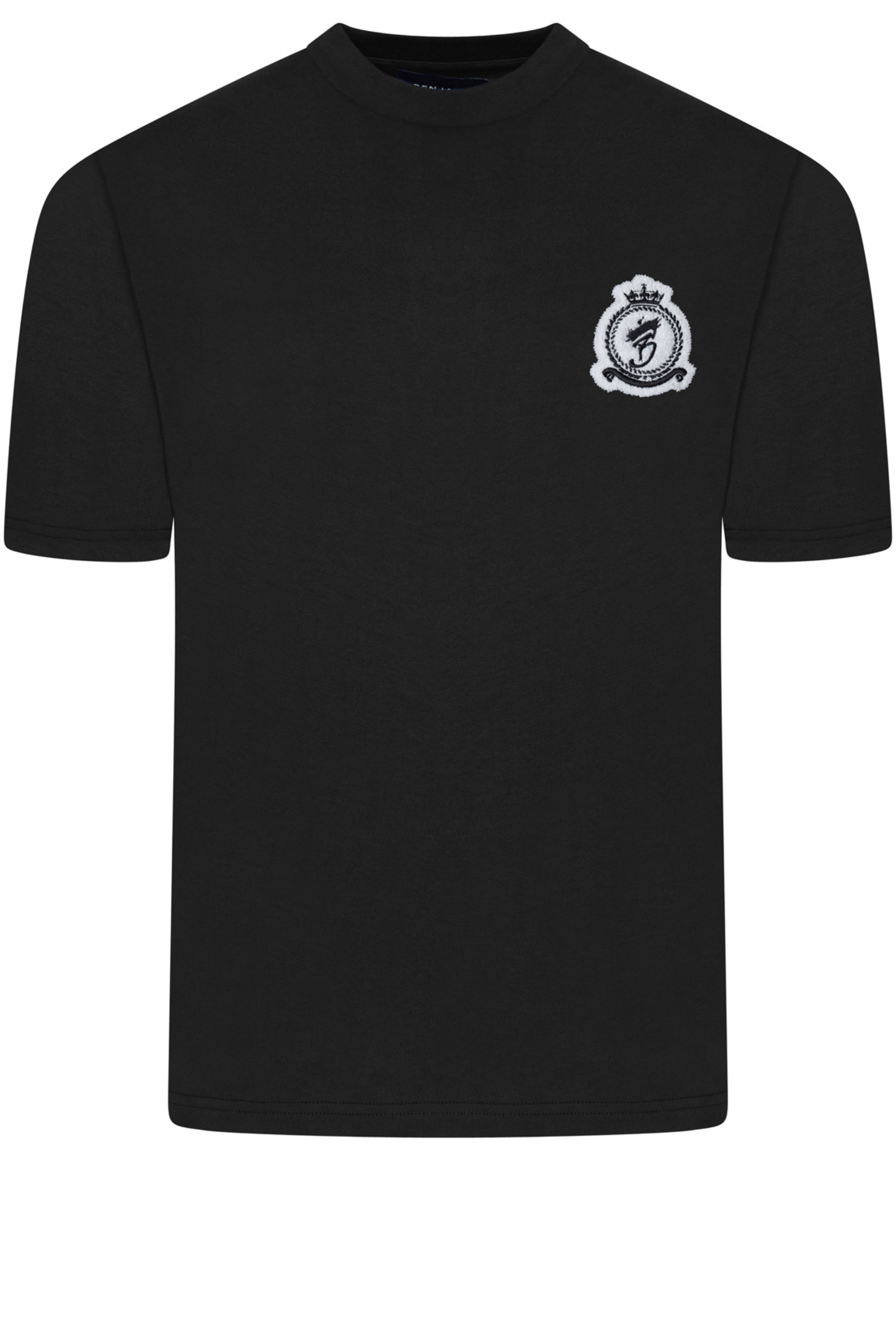 Chenille HRH T-Shirt - Black ( PRE-ORDER)