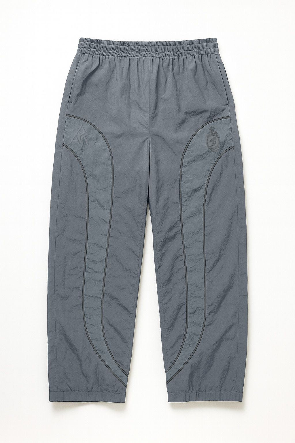 Benjart ART FC Shell Joggers in grey, side view