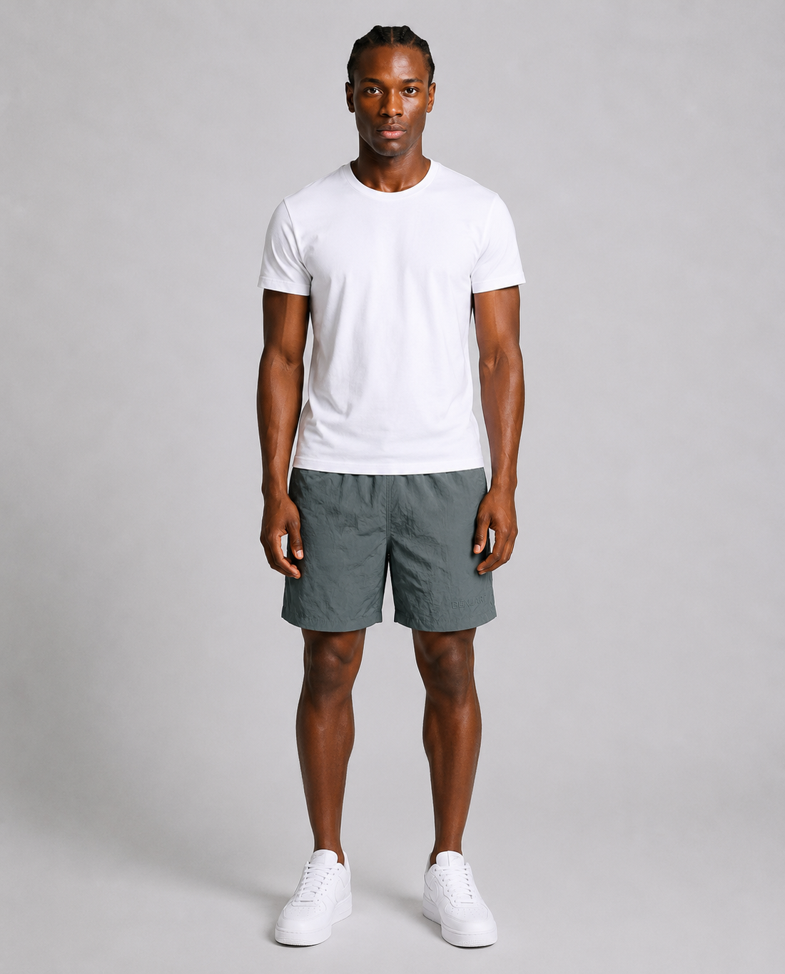 Benjart Blanks Swim Shorts - Grey