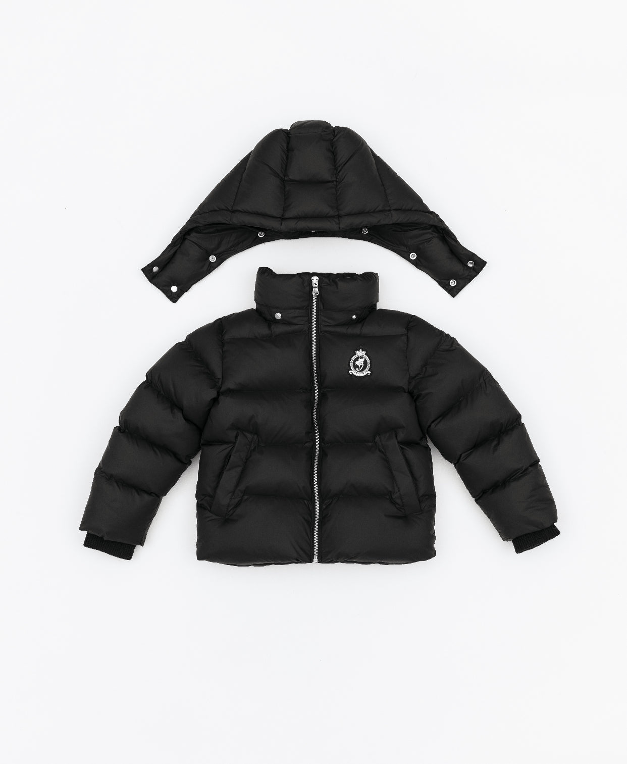 Kids HRH Puffer - Black