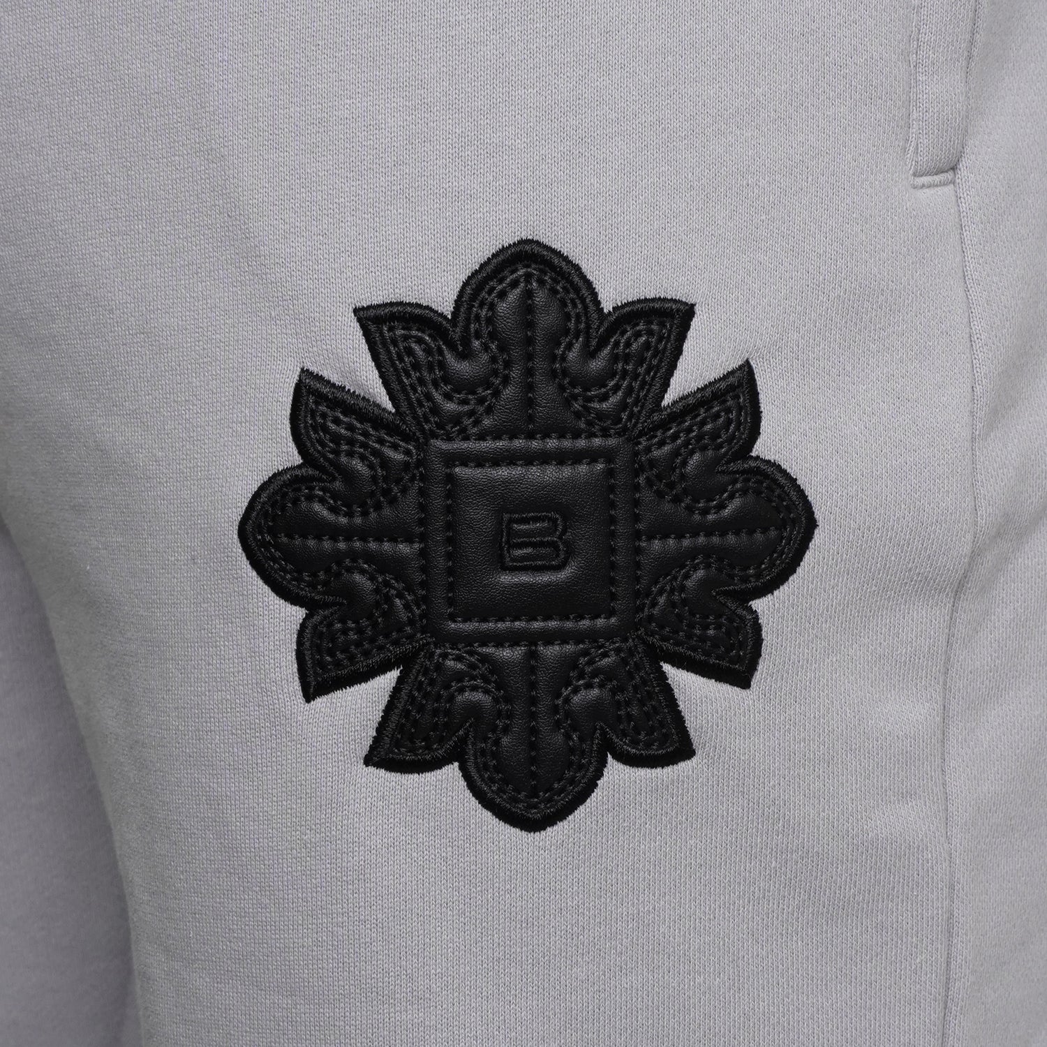 Emblem Patch Shorts - Grey