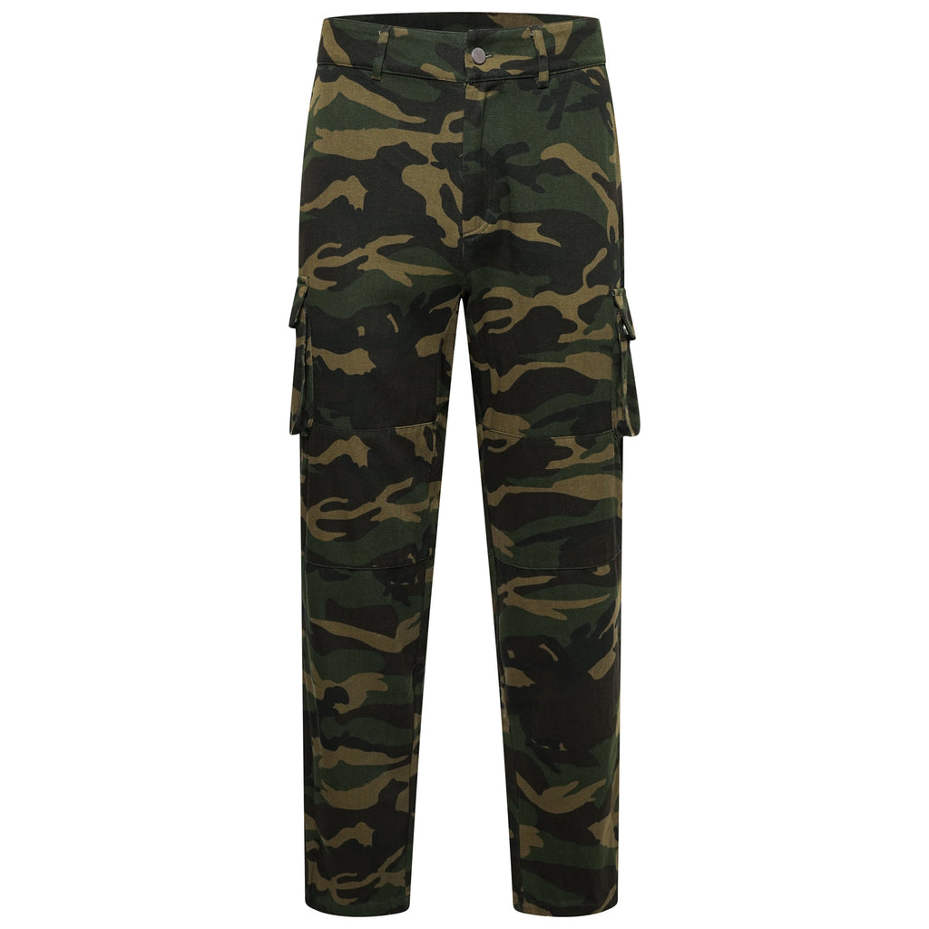 Camo Combats Pants - GREEN