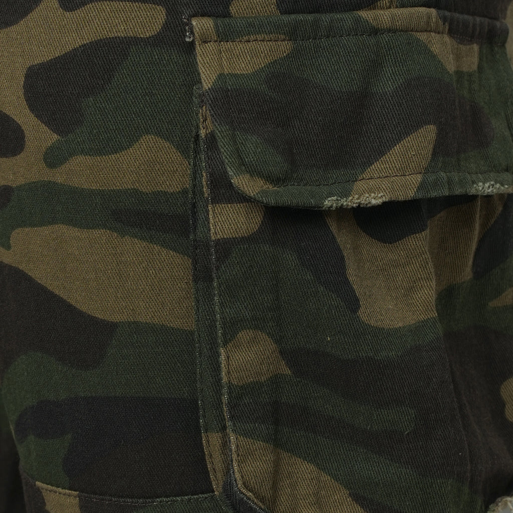 Camo Combats Pants - GREEN