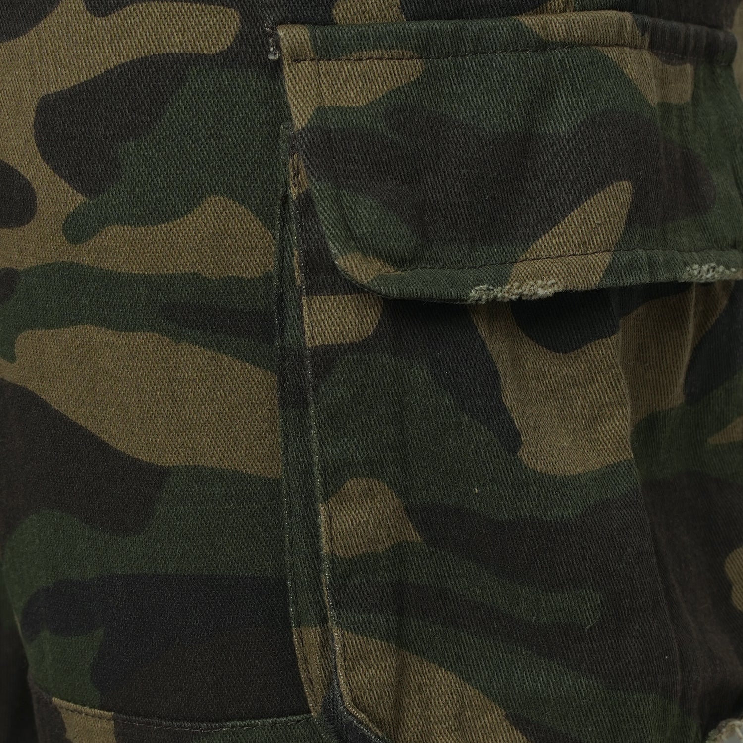 Camo Combats Pants - GREEN