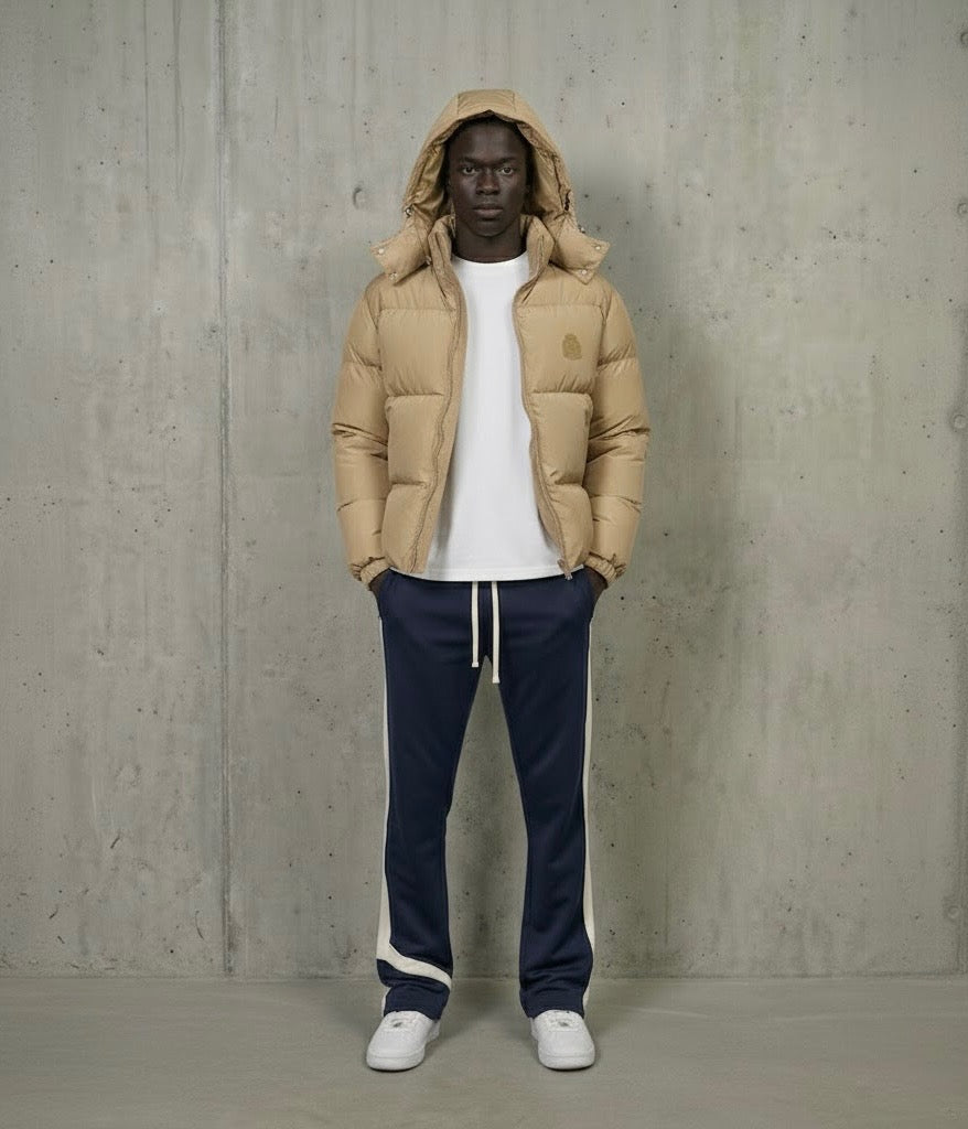 HRH Puffer Chrome Zip 2.0 - Cream