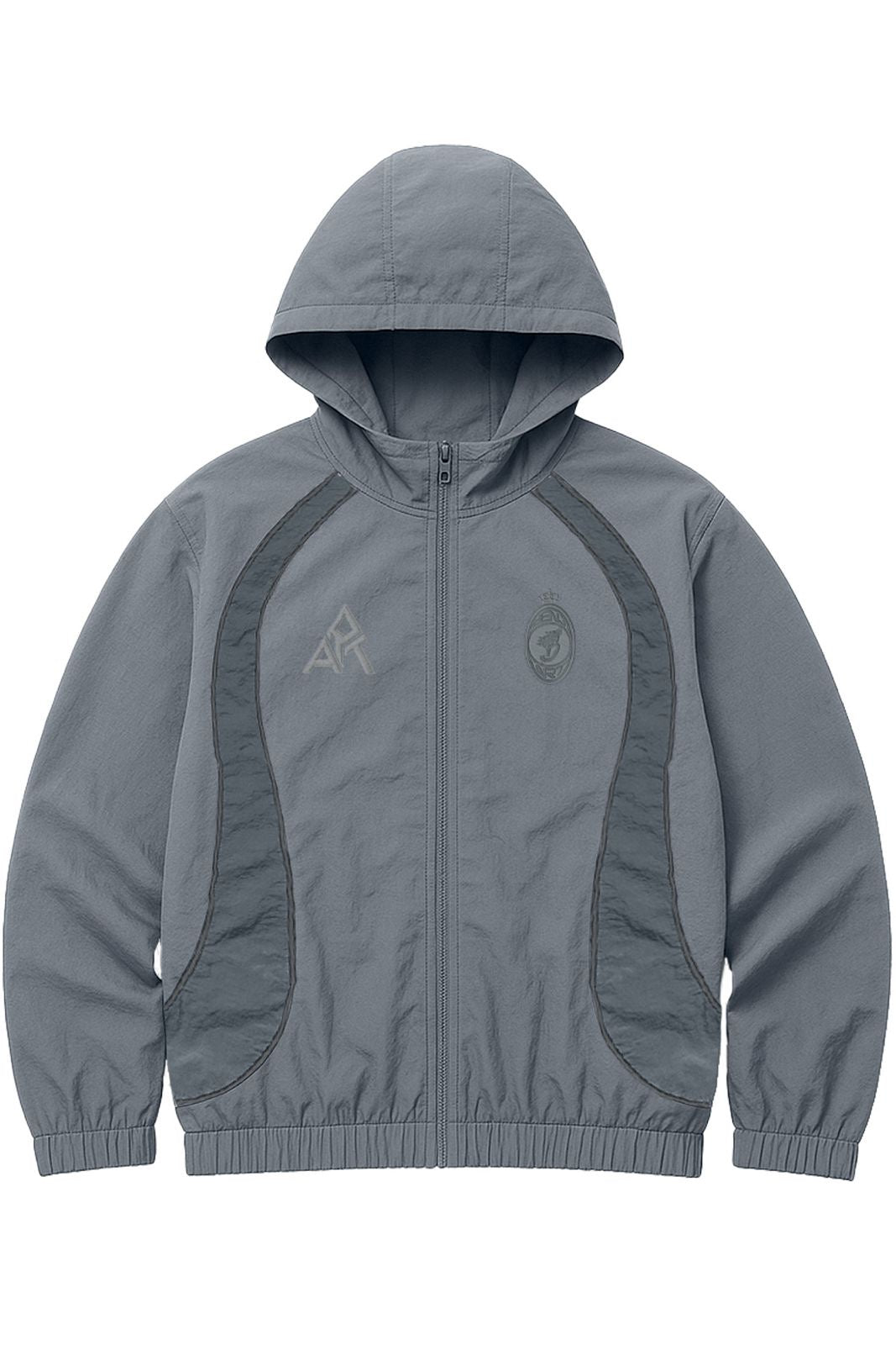 Benjart ART FC Shell Hood in grey, back view