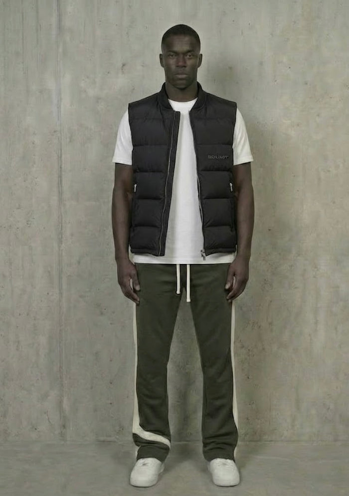 Benjart Cartier Tactical Gilet in black, front view