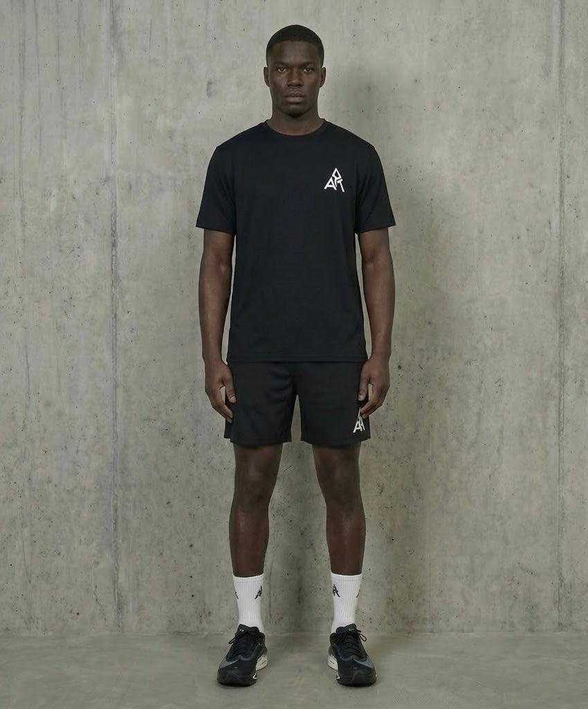 Benjart ART Sport Runner T-Shirt in black, back view