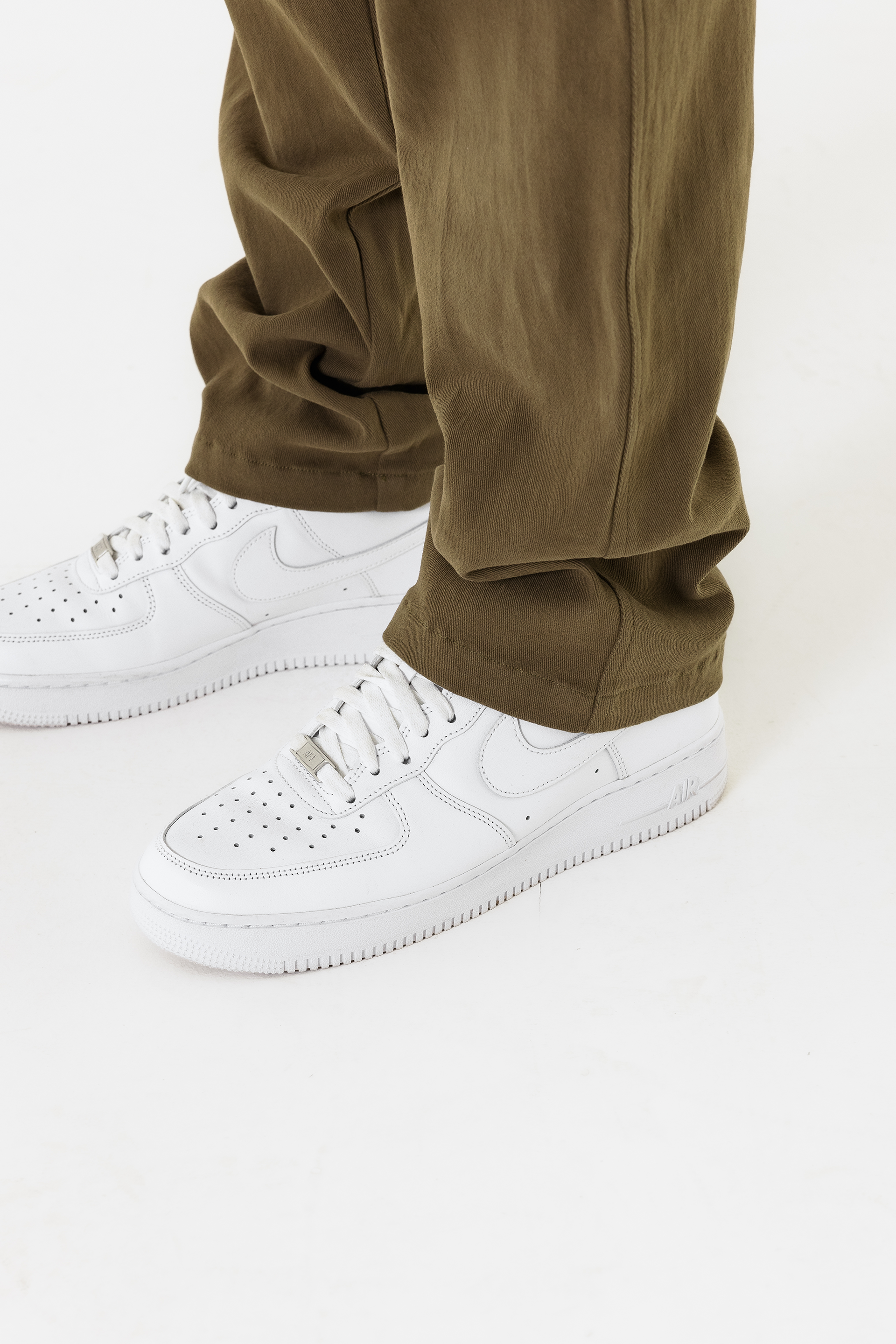 Benjart Denim Multi Pocket Cargos - Khaki